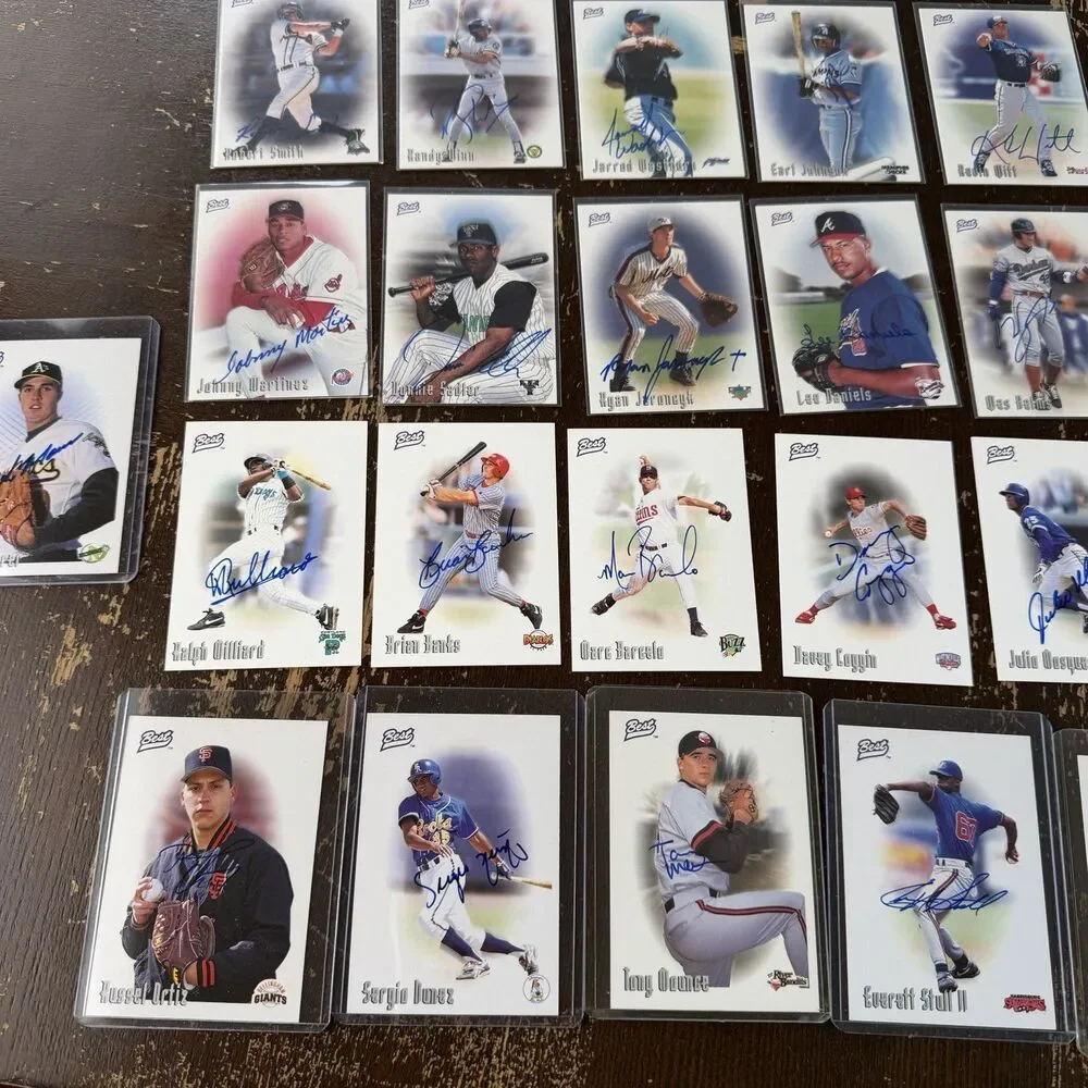 1996 Best Cards Inc Baseball Lot Of 50 Autos Minor Leaguers & Prospects Signed